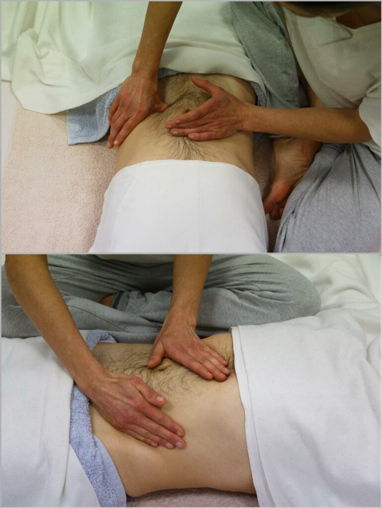 massage du ventre