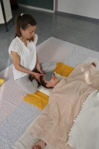Massages et Soins par les mains sur Grenoble - massage du crâne intégré à un soin traditionnel Maya